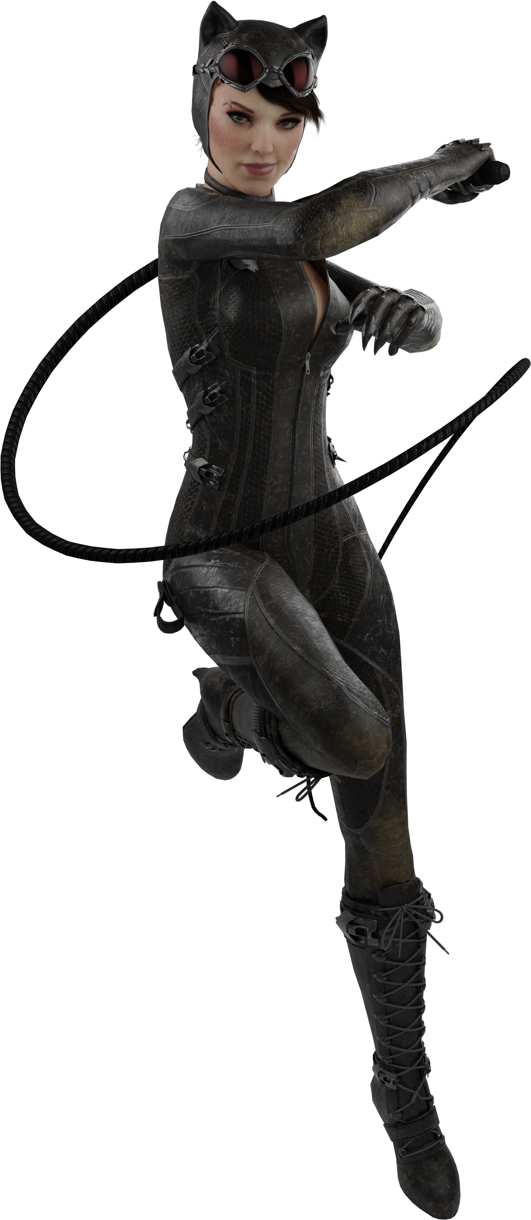 Fan Madecatwoman Render - Woman Warrior (2000x4162), Png Download