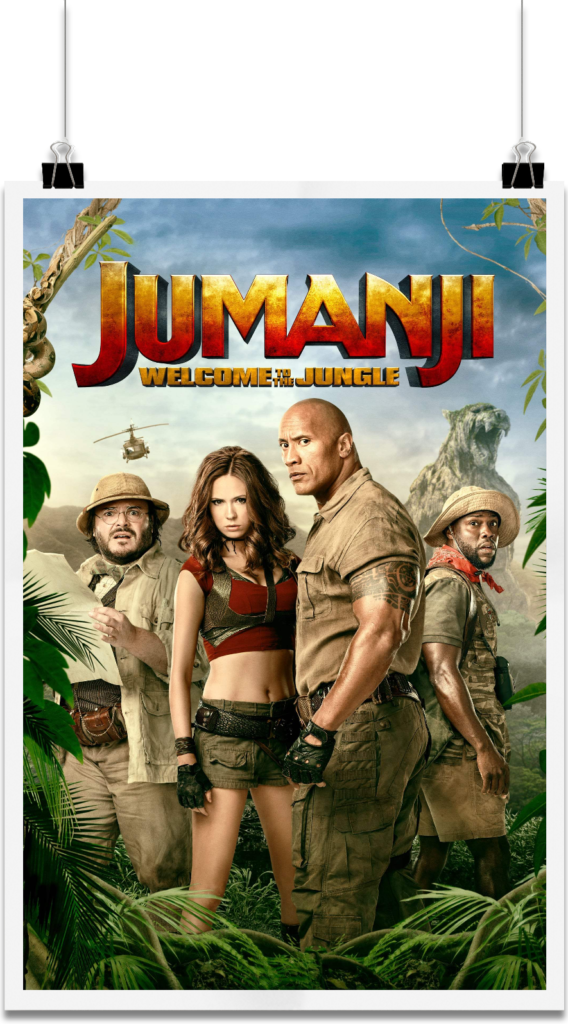Welcome To The Jungle Is A 2017 Comedy/adventure Film - Jumanji The Rock Dvd (568x1024), Png Download