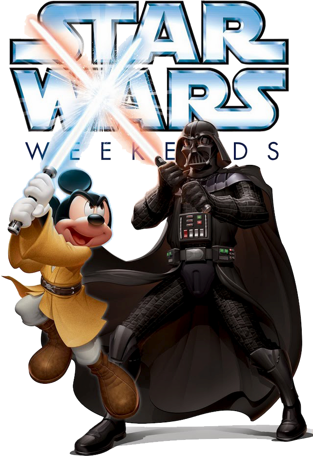Star Wars Clipart Disney - Mickey Vs Star Wars (663x961), Png Download