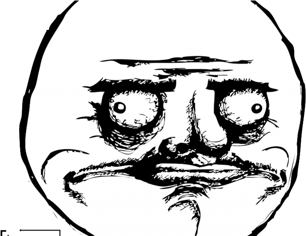 Trollface Png Transparent Images - Me Gusta Meme (640x480), Png Download