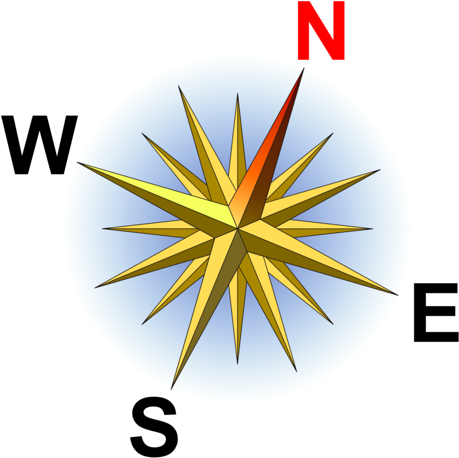 Cool Compass Rose Designs (1024x1024), Png Download