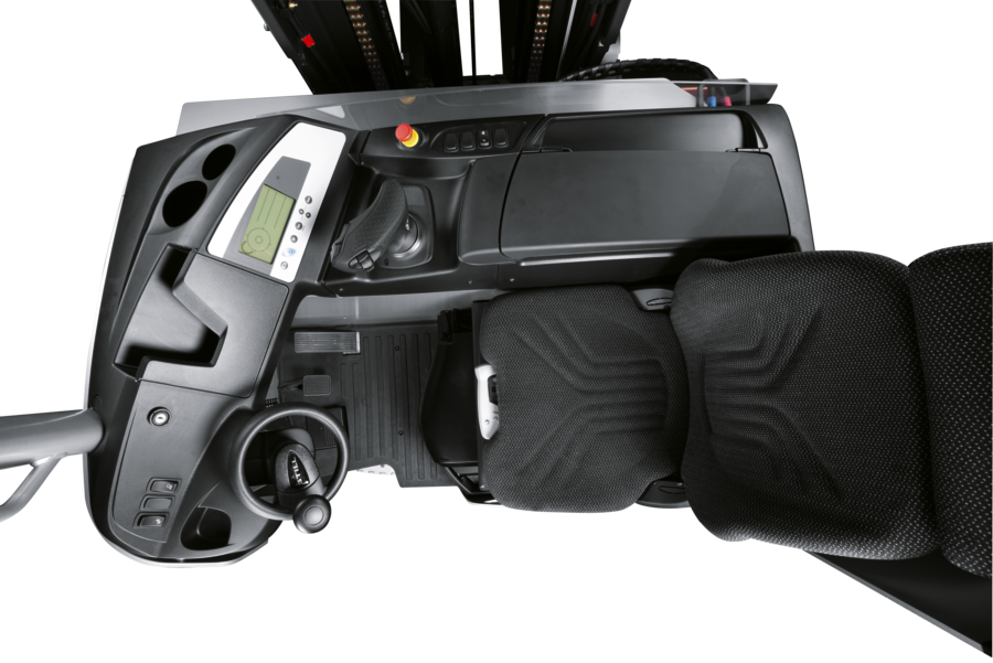 Fm-x Workplace Top View - Car Seat (900x601), Png Download