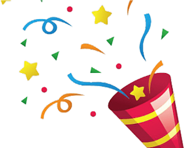 Confetti Png Transparent Images - Confetti Clipart (640x480), Png Download