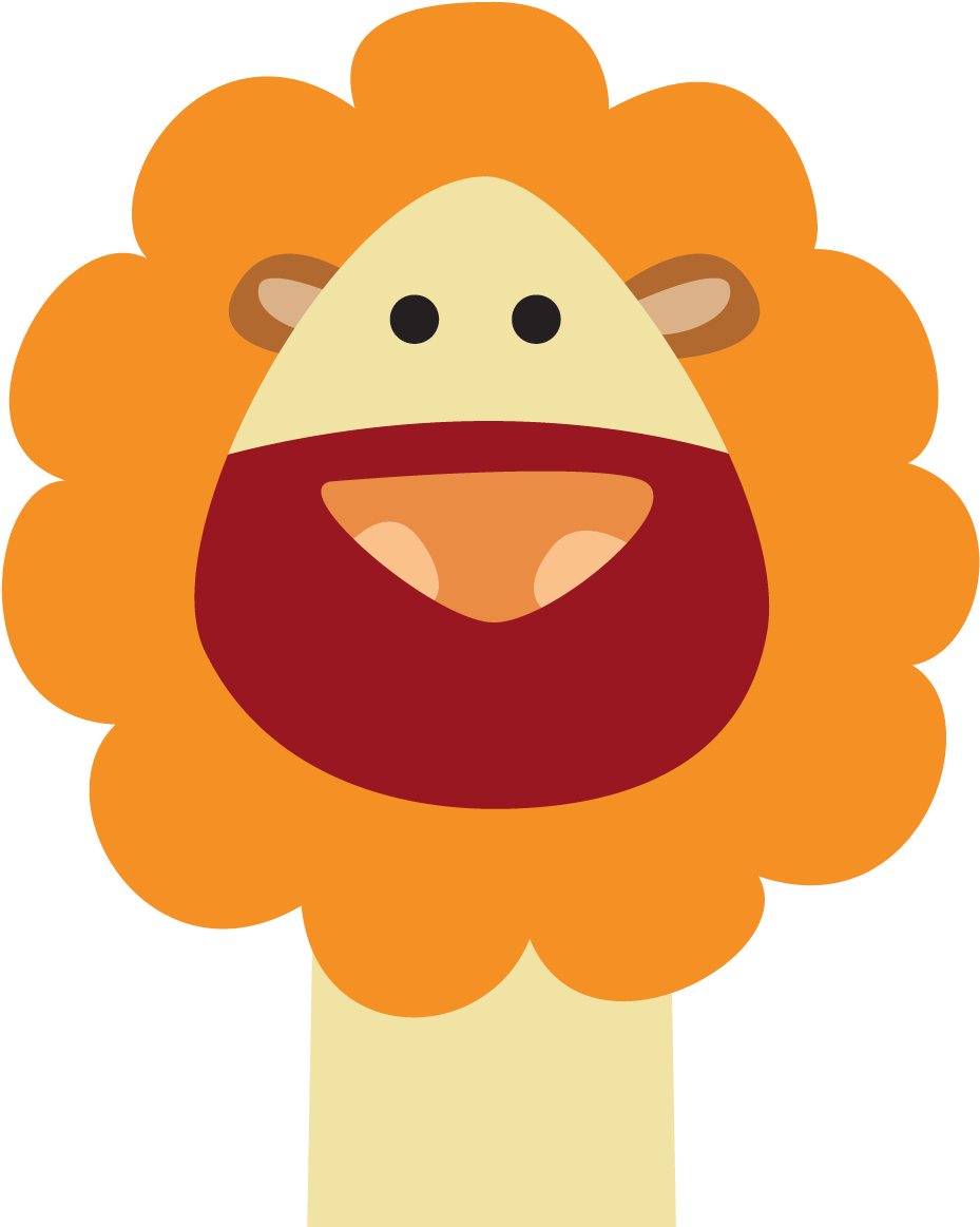 Animal Fun Lion Program - Illustration (1181x1181), Png Download