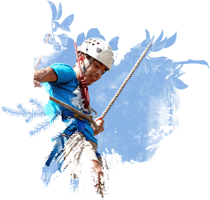 High Ropes/high Elements Img - Snow (857x791), Png Download