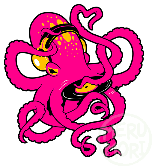 Octopus Dj (576x576), Png Download