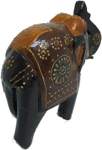Elefante Decoração Tromba Alta - African Elephant (600x800), Png Download