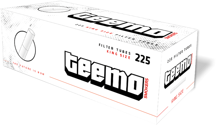 Teemo Filter Cigarette Tubes - Box (800x474), Png Download