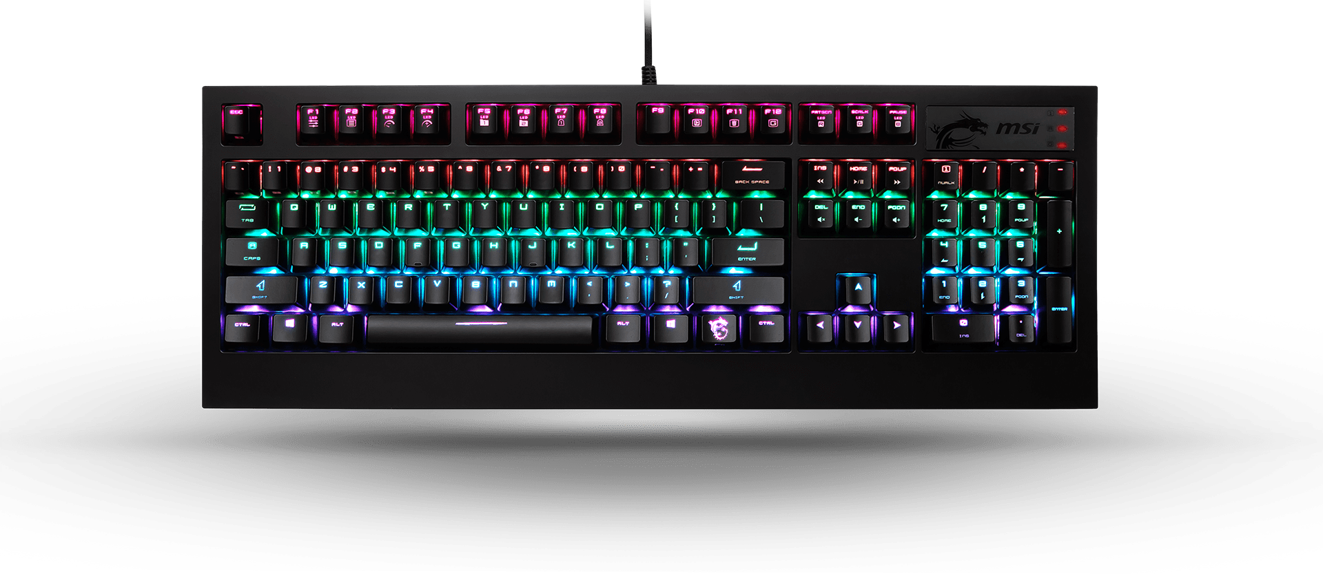 Rgb Mystic Light - Msi Gk 701 Rgb (1920x834), Png Download