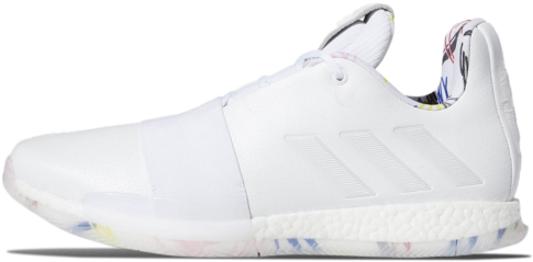 3 'scribble' - Adidas D Rose White (560x560), Png Download