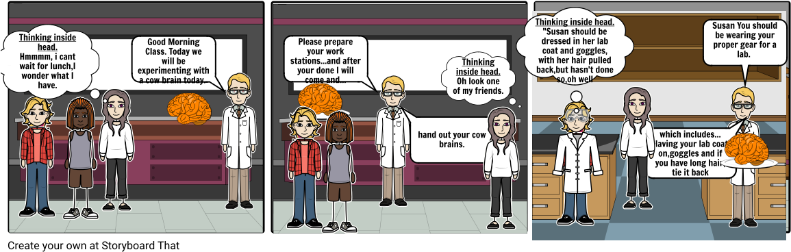Science Safety Cartoon - Cartoon (1164x385), Png Download