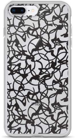 Scribble Doodle Iphone Case - Mobile Phone Case (600x600), Png Download