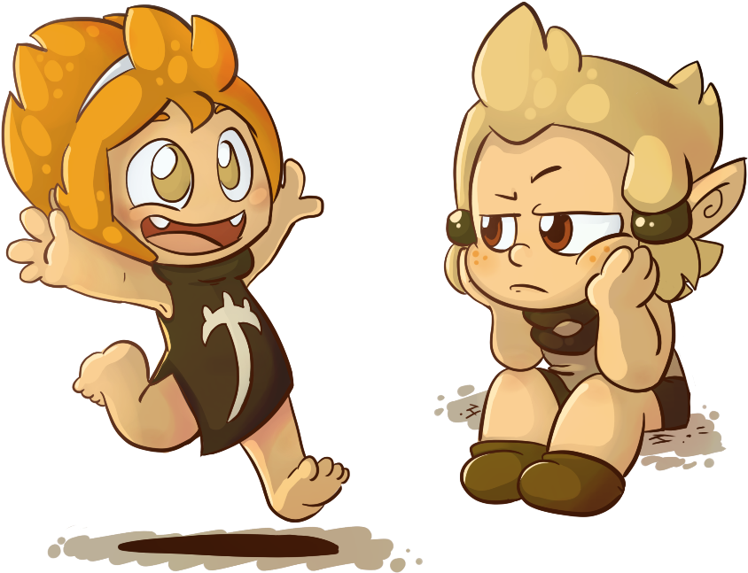 Dofus Tristepin De Percedal Evangelyne Cartoon Mammal - Wakfu Elely And Flopin Fanart (1000x800), Png Download