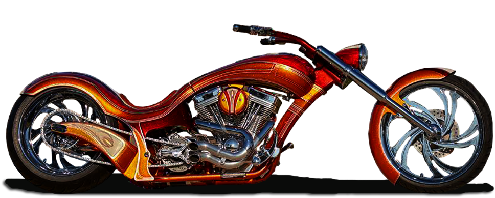 Featured Products - Custom Motorcycle Png (1008x498), Png Download