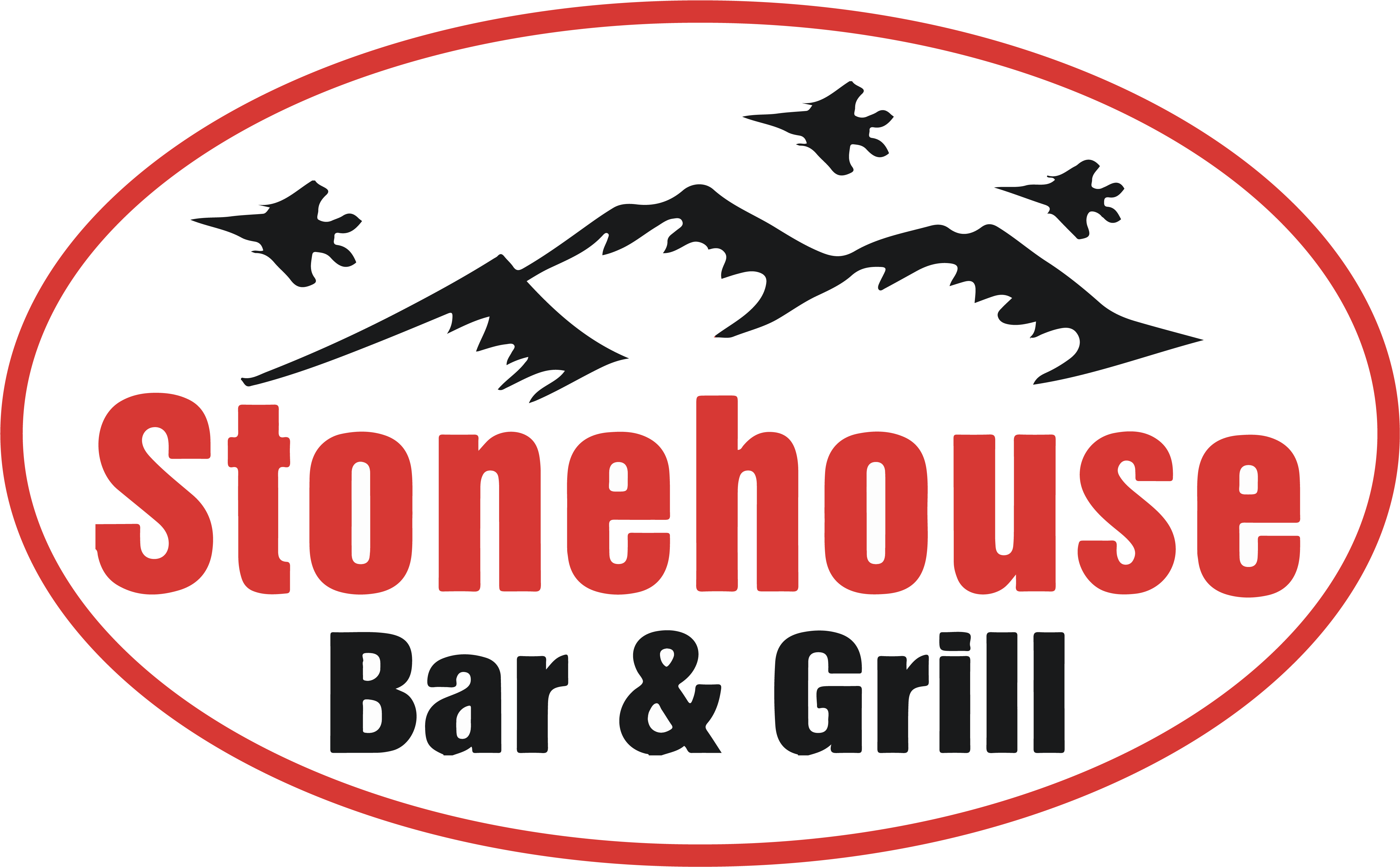 Stonehouse Bar And Grill [new Location] - Alpine Glass (4849x3091), Png Download