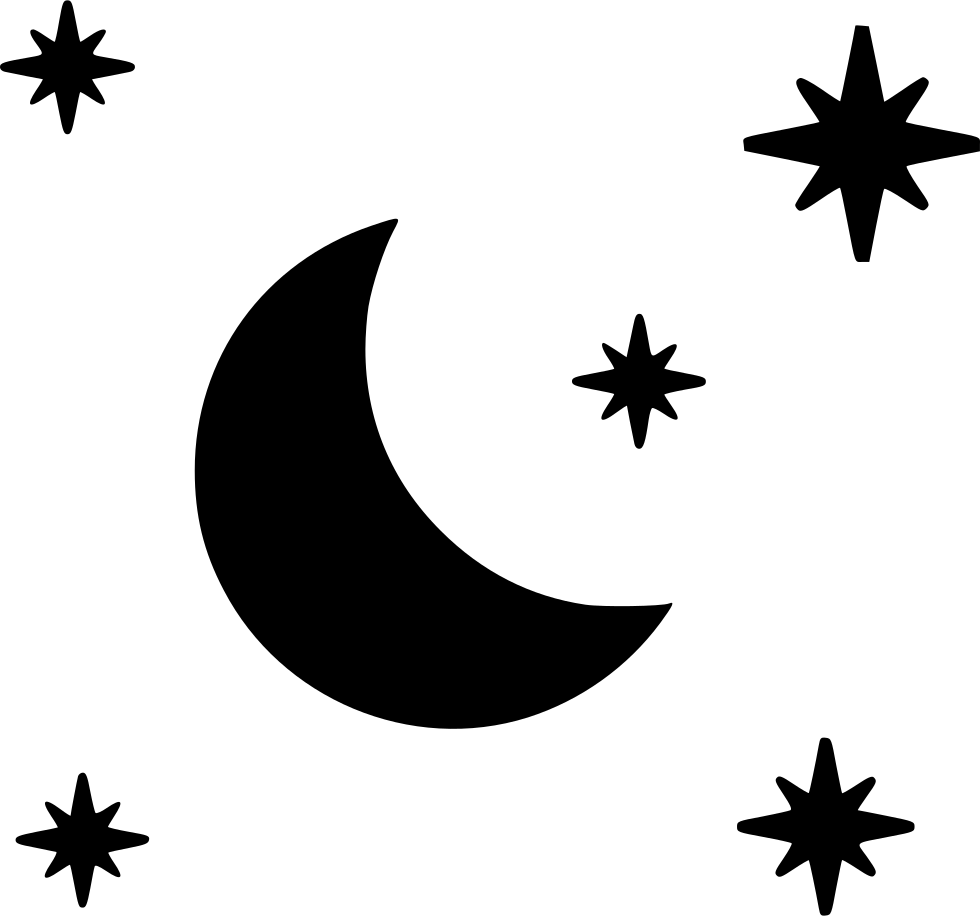 Png File - Stars And Moon Svg (980x916), Png Download