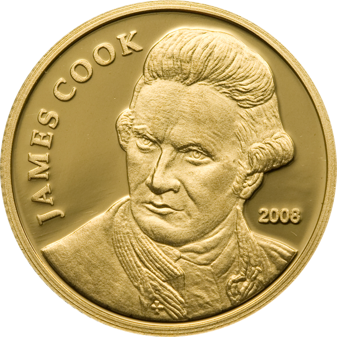 James Cook - James Cook Coin (658x658), Png Download