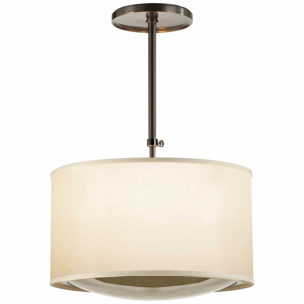 Reflection Large Hanging Shade In Soft Bronze Wi - Ceiling Fixture (1000x1000), Png Download