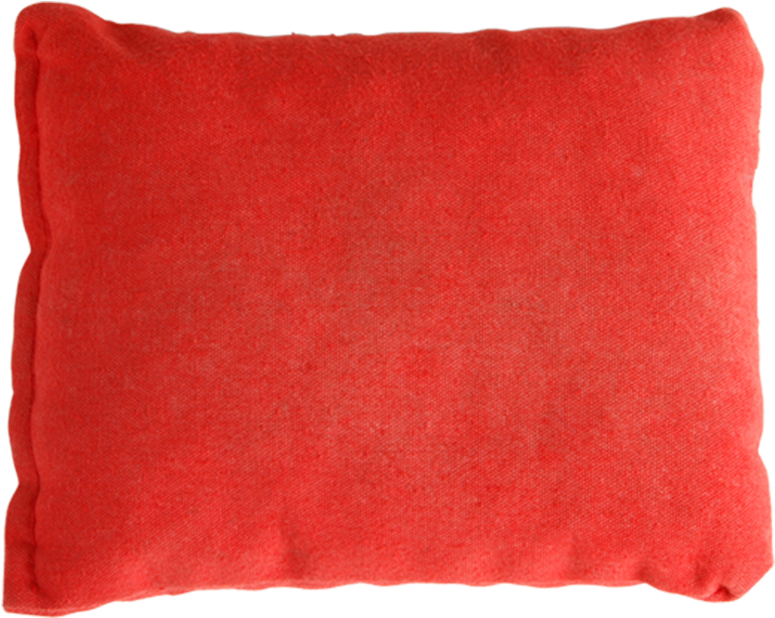 Red Bean Bag - Throw Pillow (980x980), Png Download