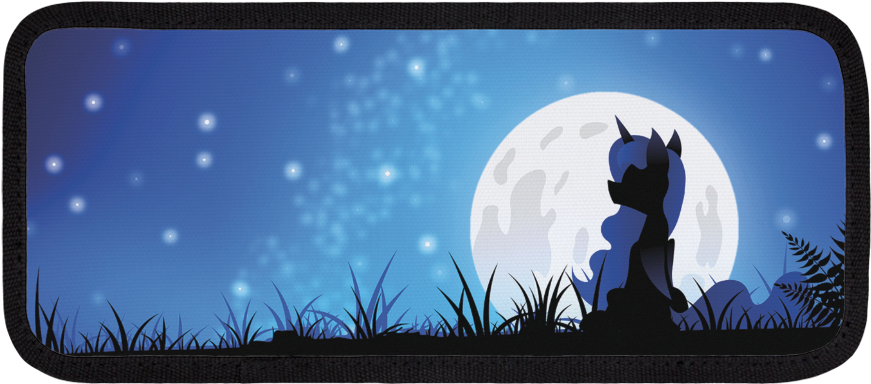 Watching Canvas Wallet - Moon (1000x1000), Png Download
