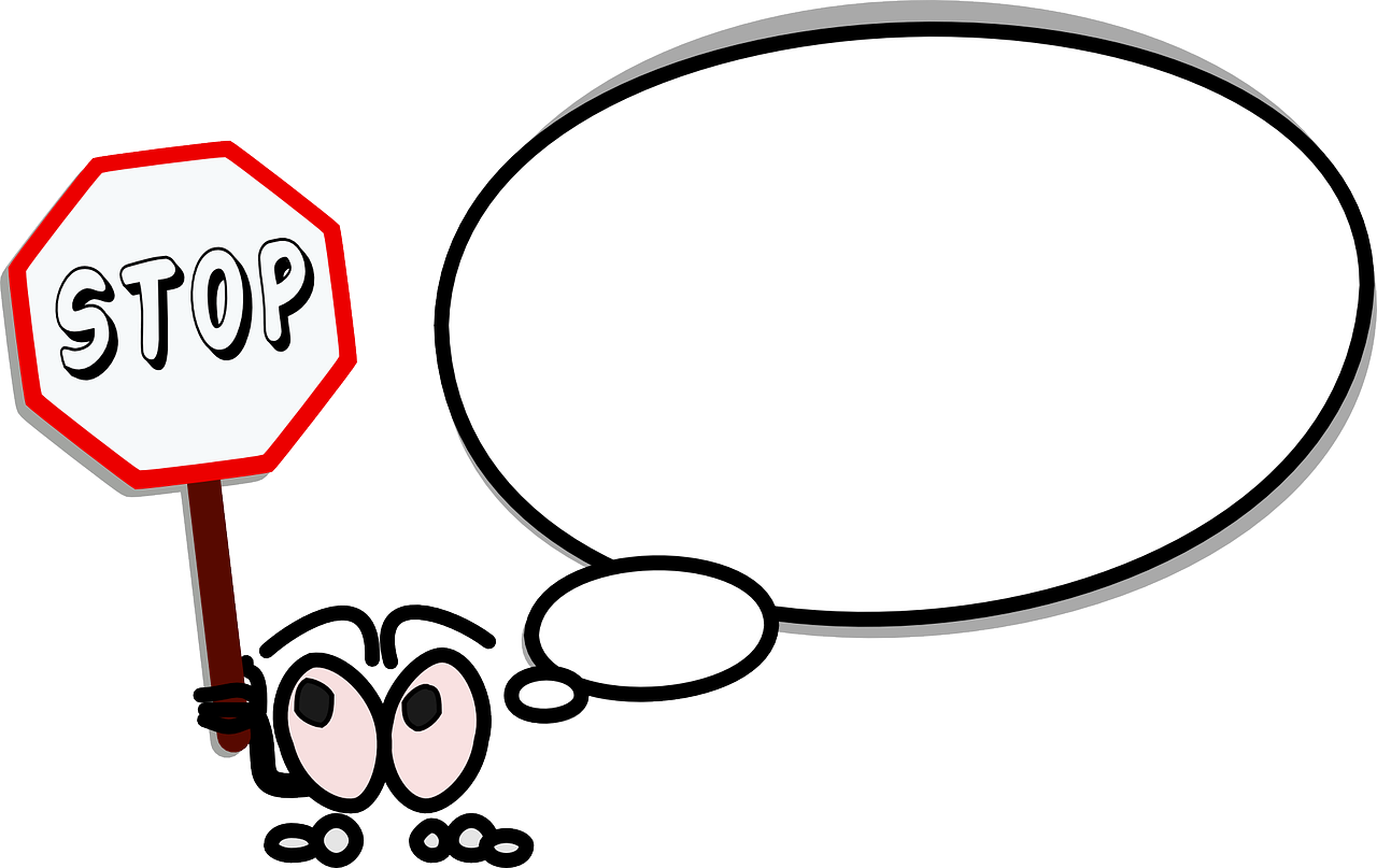 Cartoon Clip Art Stop (1280x807), Png Download