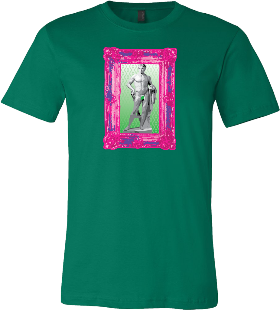 Cool 80's Retro Neon Greek Framed Techno Mix Tee Shirt - Shirt (1024x1024), Png Download