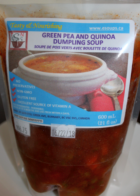 Green Pea And Quinoa Dumpling Soup - Dish (475x664), Png Download