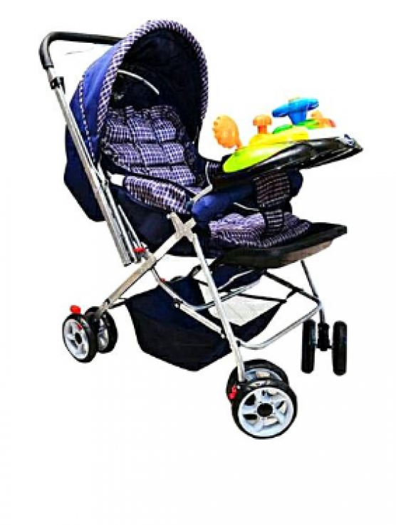 Baby Stroller With Music - Baby Carriage (800x736), Png Download