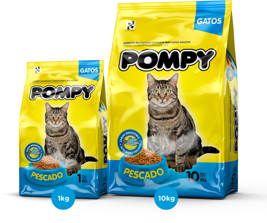Pres Gatos Pompy - Pompy Gato (872x726), Png Download