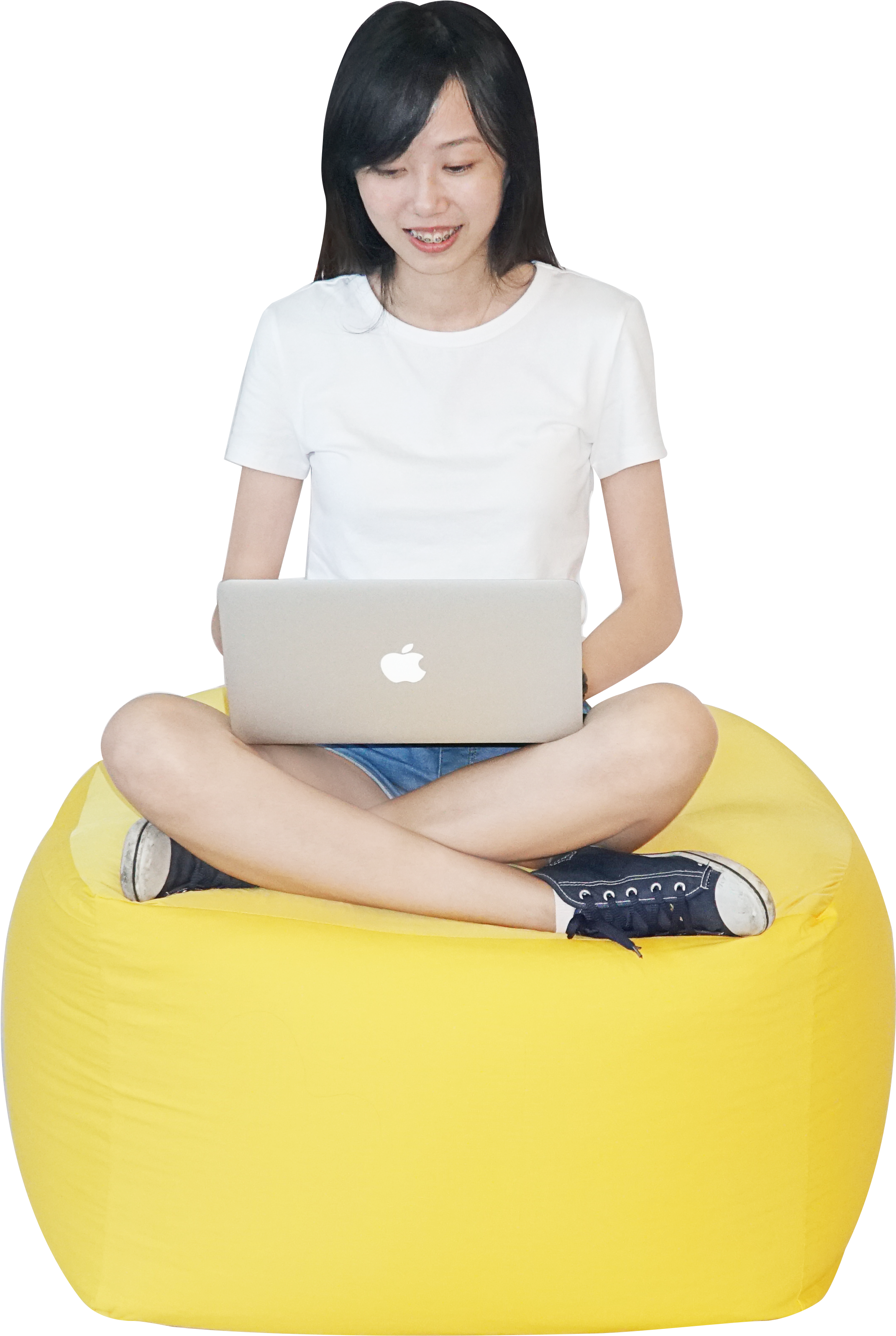 Display Gallery Item 1 - Bean Bag Chair (2332x3360), Png Download