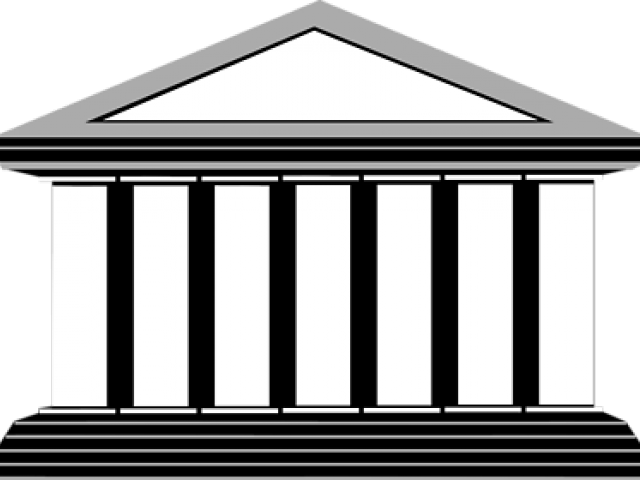 Columns Clipart Greco Roman - Building With Columns Clip Art (640x480), Png Download