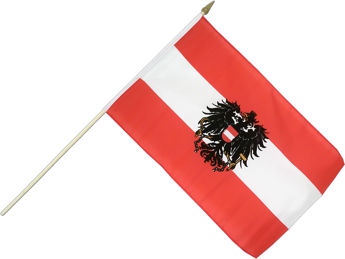 Hand Waving Flag 12x18" - Lebanese Flag On Stick (1500x1260), Png Download