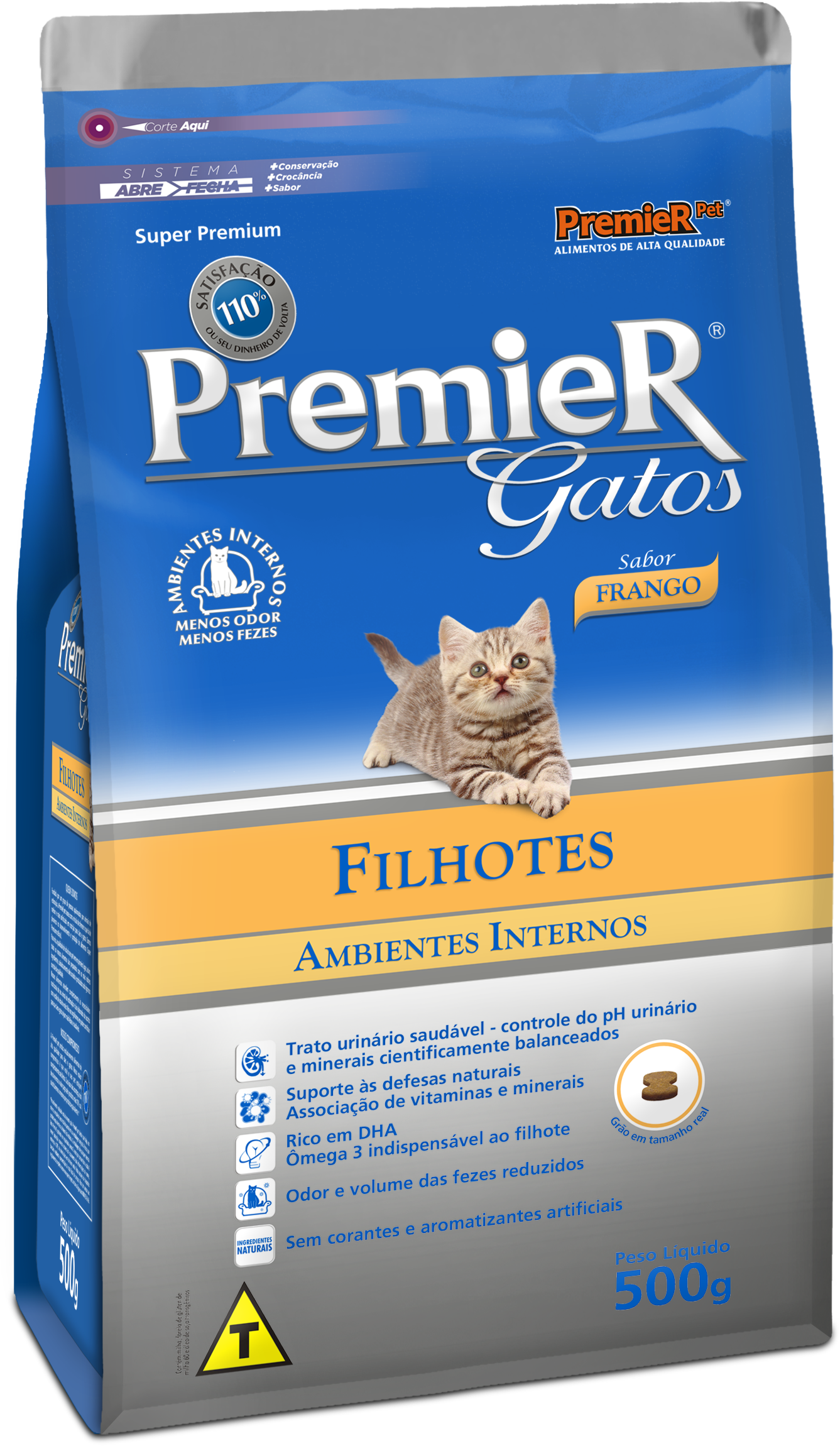 Embalagens Da Premier Gatos Agora Têm Sistema Abre-fecha - Premier Gatos Acima De 12 Anos (1337x2301), Png Download