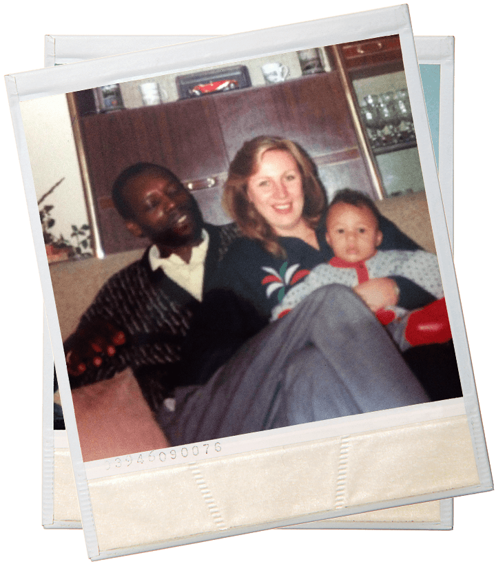Courtney Lawes, Mother Valerie And Father Linford - Picture Frame (767x854), Png Download