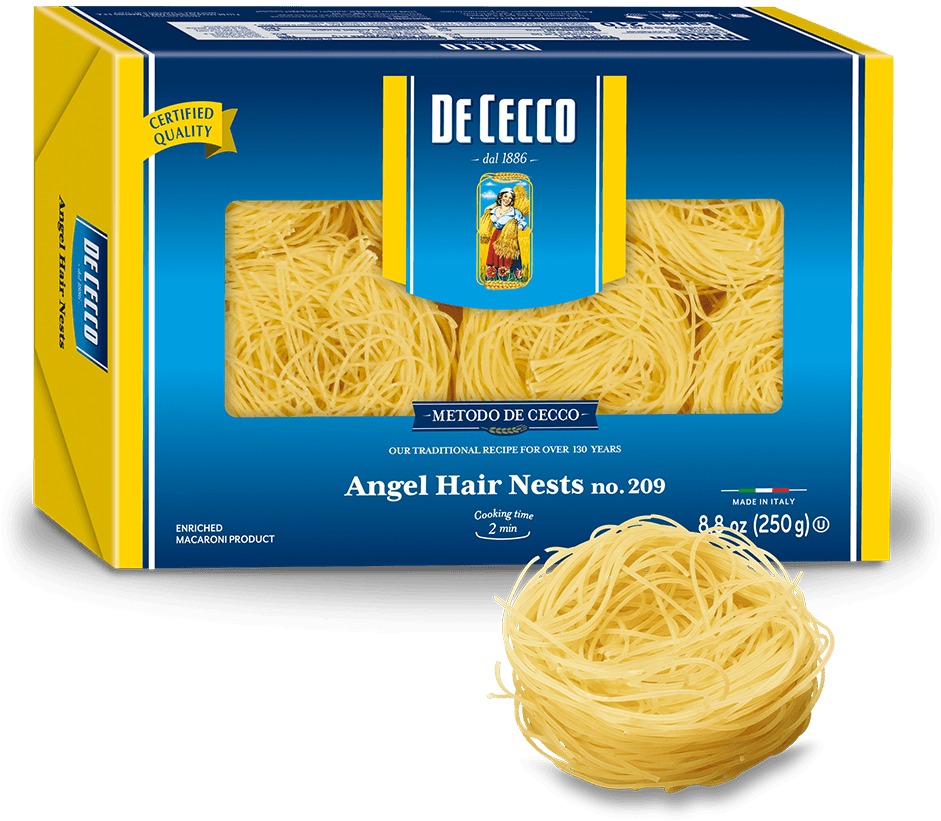 Angel Hair Nests No - Capellini De Cecco (1024x824), Png Download