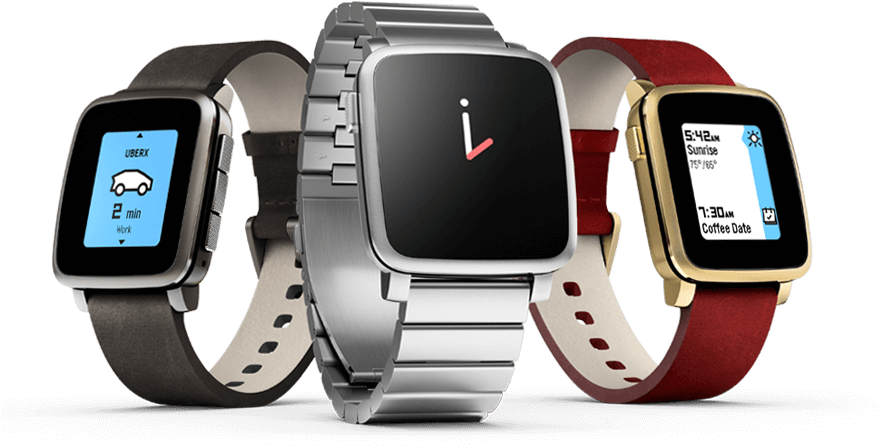Pebble Can Be Thanked For The Current Craze In Smartwatches - Pebble Smartwatch (894x449), Png Download