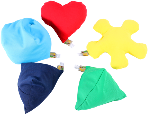 Bean Bag Set Mix Click To Enlarge - Heart (900x500), Png Download