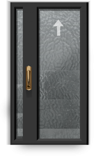 Door Building Texture (500x660), Png Download