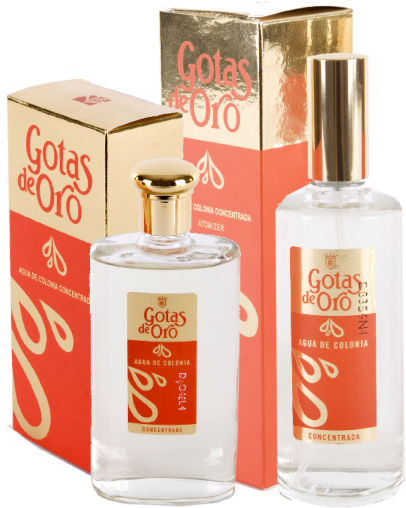 Gotas De Oro Perfume (550x600), Png Download