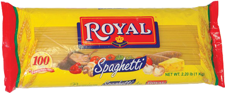 Royal Pasta Long Spaghetti 1kg/900g Royal Pasta Long - Royal Spaghetti Pasta Price Philippines (600x600), Png Download