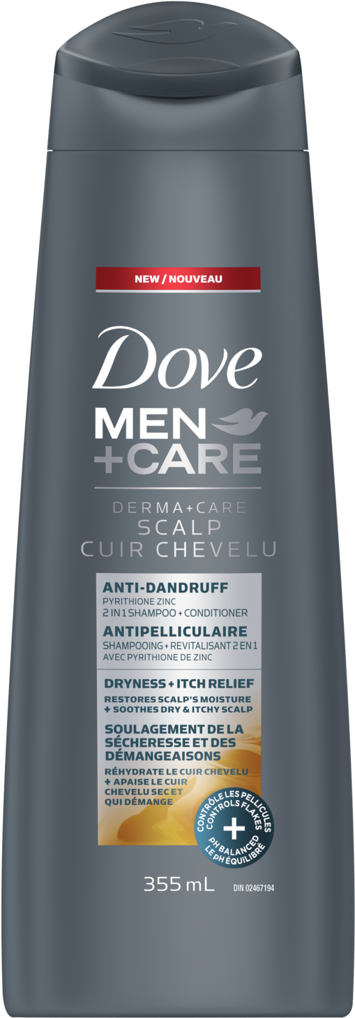 Dove Men Care 2 In 1 Shampoo (1500x1500), Png Download