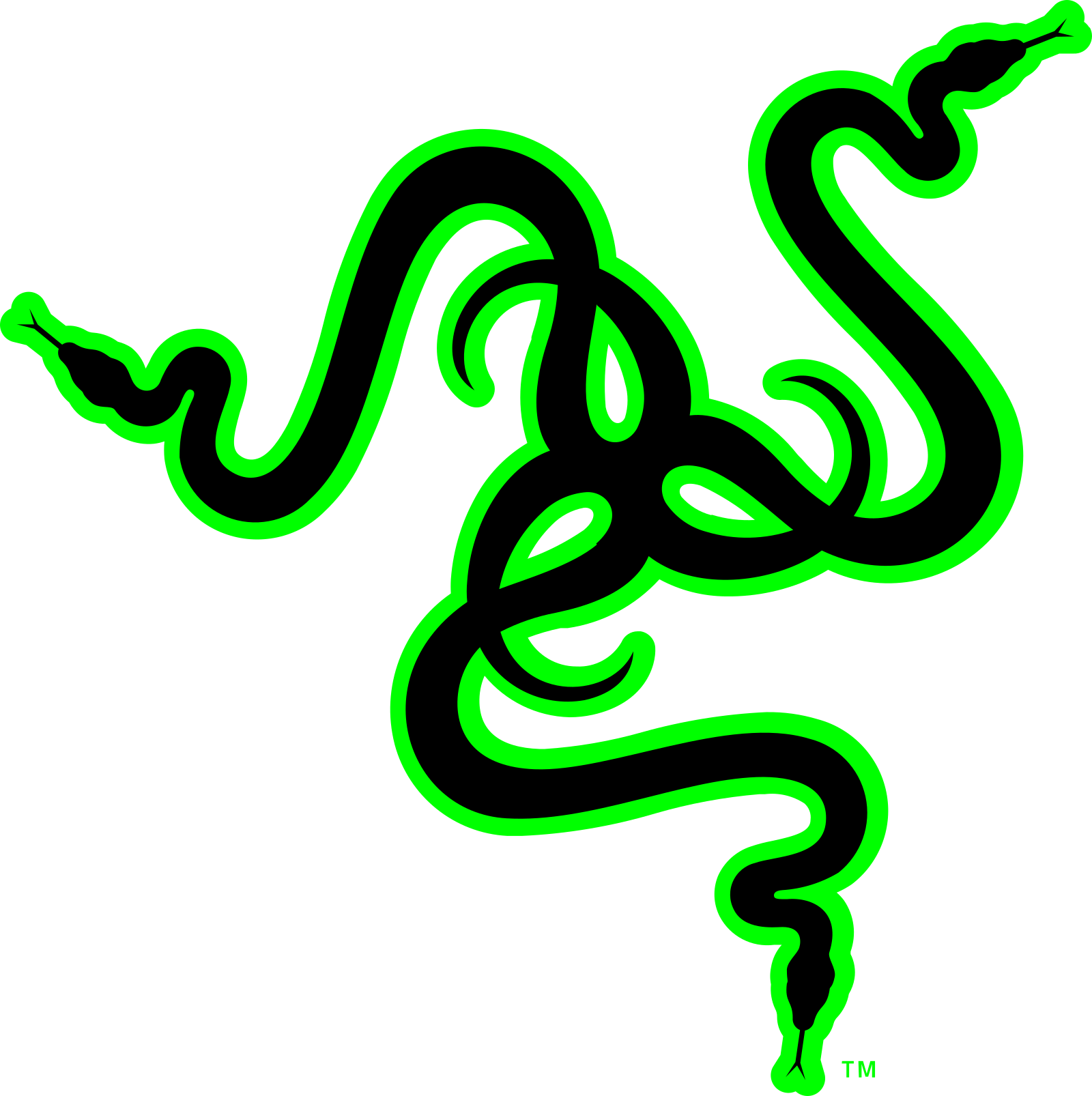 Razer Logo (1600x1606), Png Download
