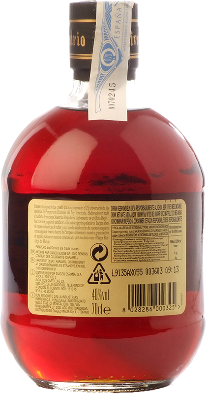 Ron Pampero Aniversario - Two-liter Bottle (419x800), Png Download