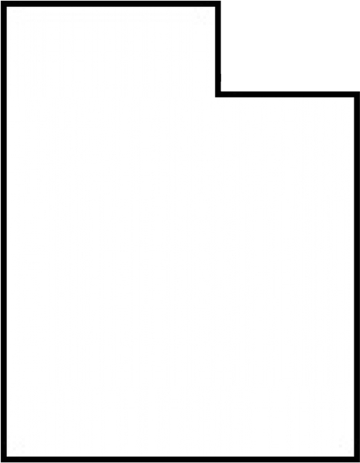 Utah Clipart Utah Outline Png - Monochrome (665x665), Png Download