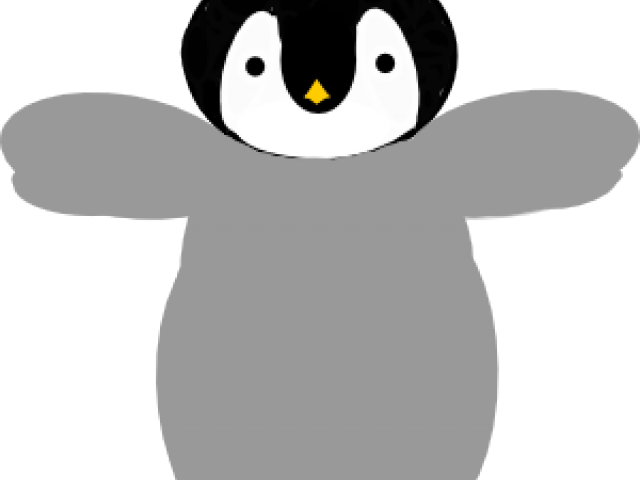 Emperor Penguin Clipart Clip Art Baby - Penguin Clip Art (640x480), Png Download