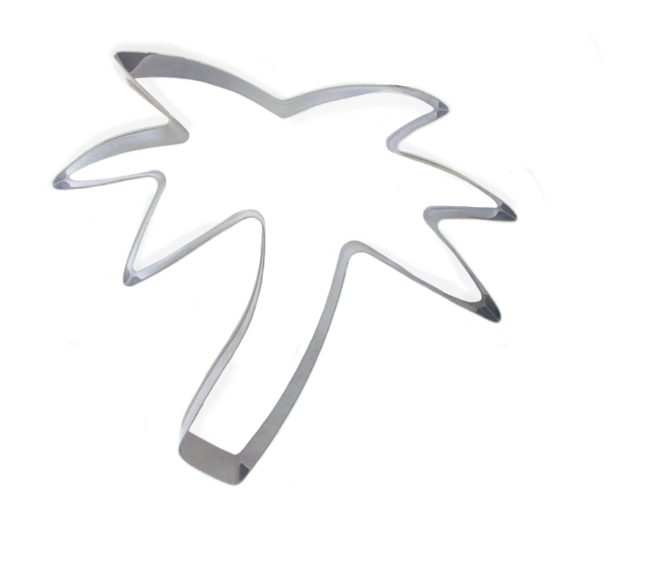 Palm Tree Cookie And Fruit Cutter - Emblem (1060x1060), Png Download