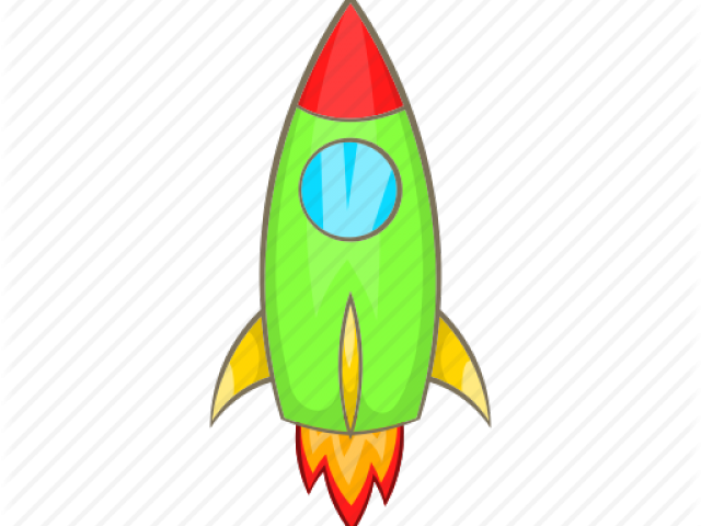 Rocket Cartoon (640x480), Png Download