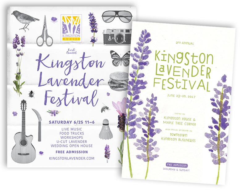 Kingston Lavender Festival Poster - Lavender (777x617), Png Download