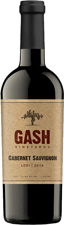 Gash Vineyards - Red Wine (500x1000), Png Download