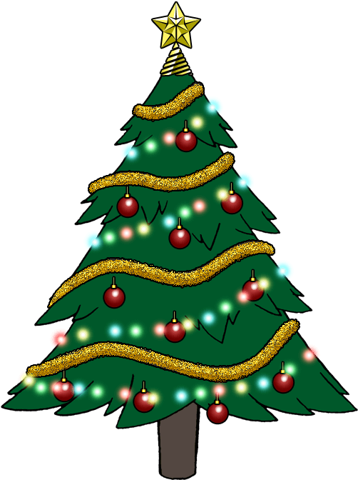Christmas Tree Images Clip Art - Christmas Tree Gif Png (559x707), Png Download